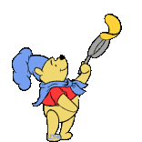 Gif animé Chandeleur crêpes Winnie l'ourson